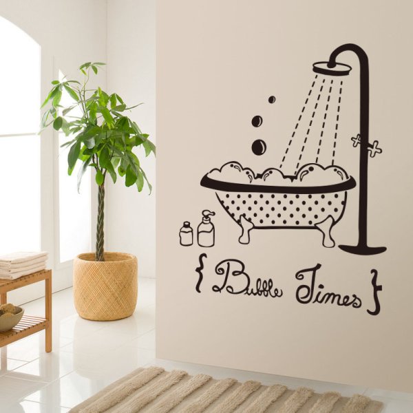 Наклейки в туалетную комнату