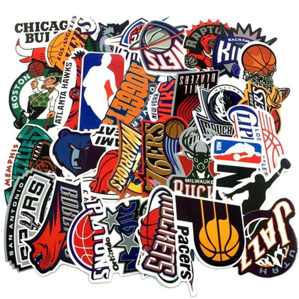 Наклейки баскетбольные команды