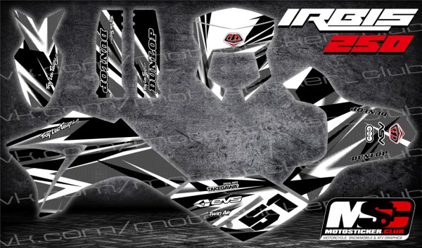 Наклейки на Ирбис ТТР 250 кросс