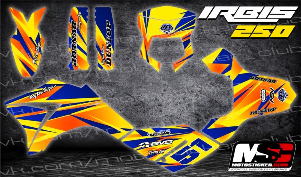 Набор наклеек для Irbis ttr250 Cross