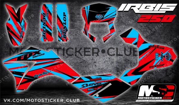 Наклейки на Ирбис ТТР 250