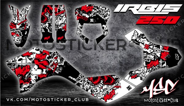 Irbis TTR 250r наклейки