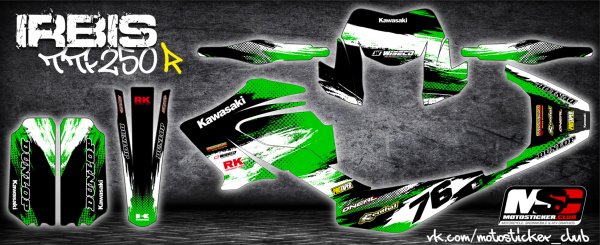 Набор наклеек для Irbis ttr250 Cross