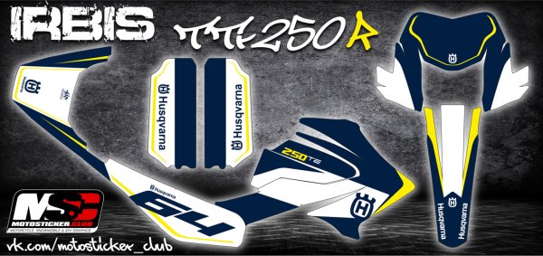 Комплект наклеек на Ирбис ТТР 250