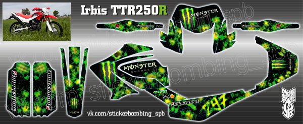 Наклейки на Ирбис ТТР 250 кросс