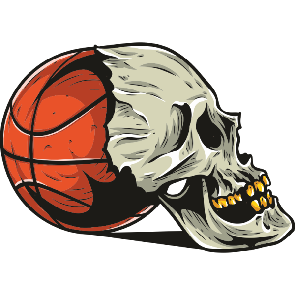 Баскетбольный мяч стикер