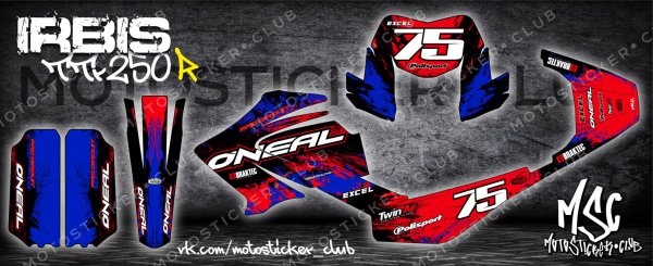 Наклейки на Ирбис ТТР 250