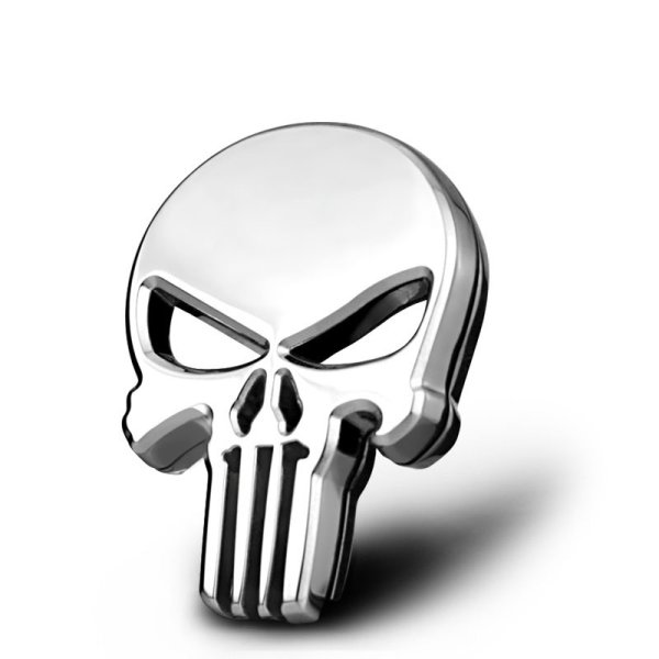 Наклейки на авто череп в звезде