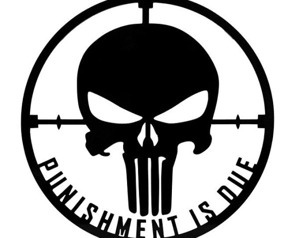 Punisher наклейка