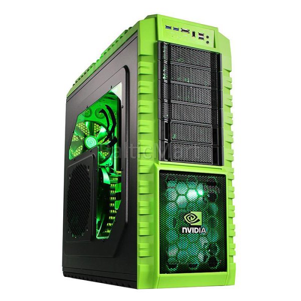 Компьютерный корпус Cooler Master HAF X NVIDIA Edition (NV-942) Black/Green