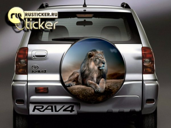 Наклейка на запасное колесо