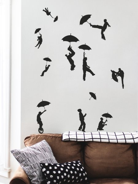 Интерьерная наклейка на стену