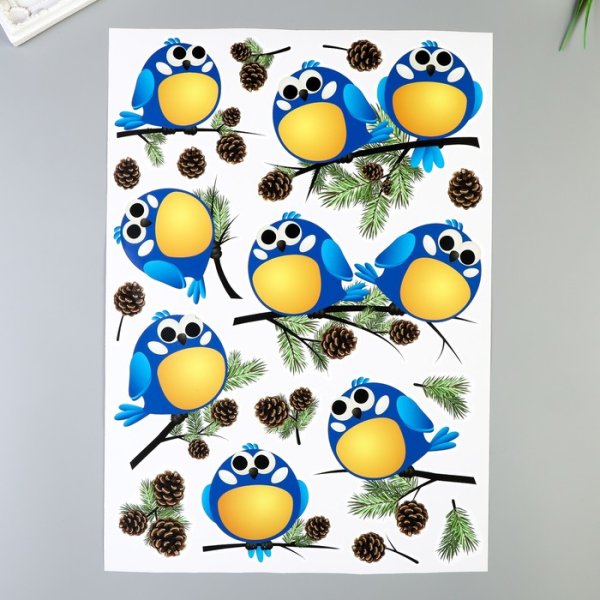 Синичка стикер