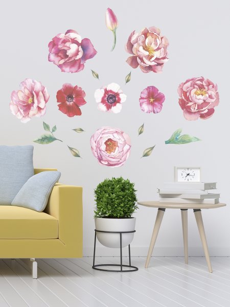 Новогодний декор наклейки