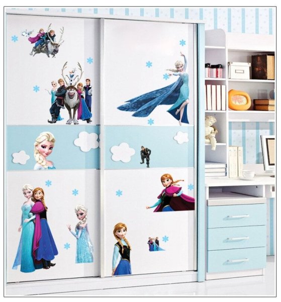 Наклейки на детскую мебель Холодное сердце