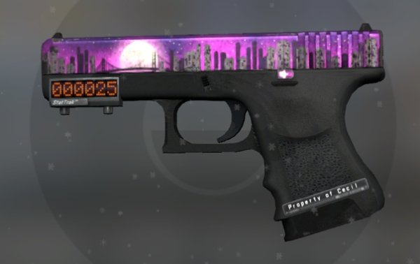 Глок 18 Лунная ночь