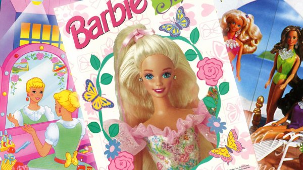 Альбомы с наклейками Panini Барби