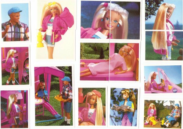 Журнал Барби с наклейками