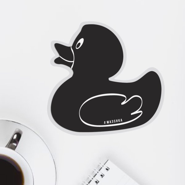 Утка наклейка