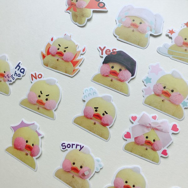 Наклейки милые утки