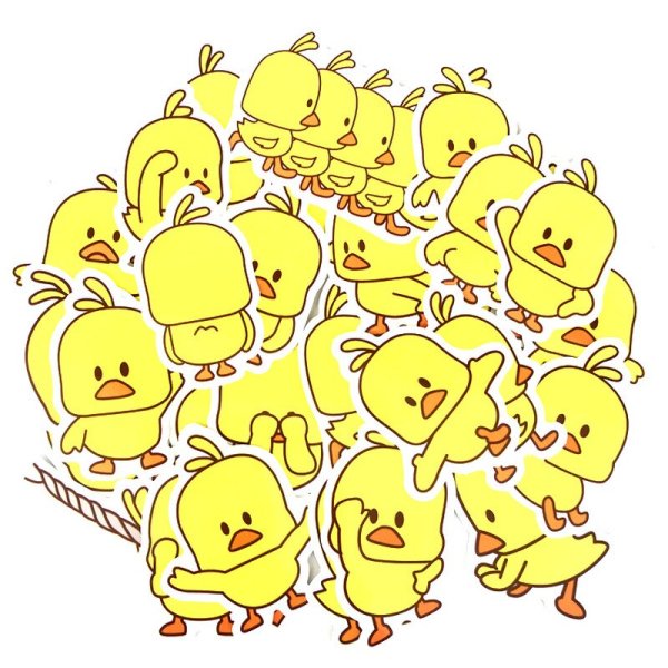 Наклейки с утками милые