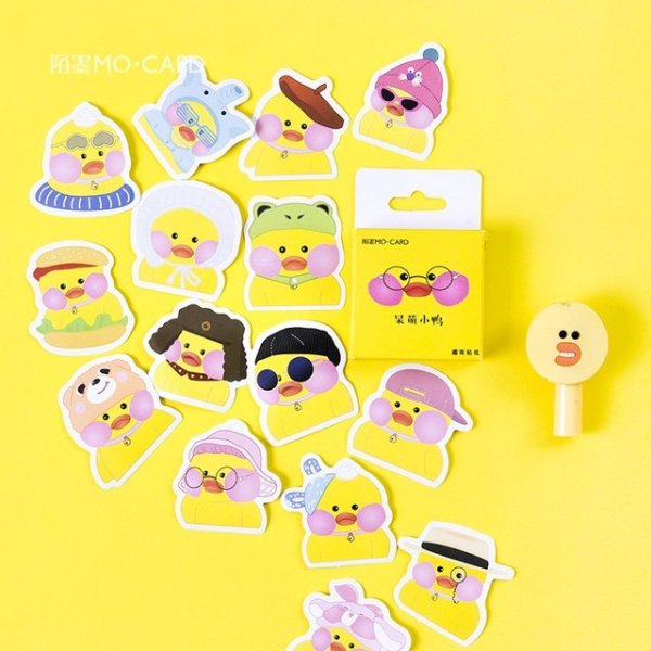 Наклейки уточка