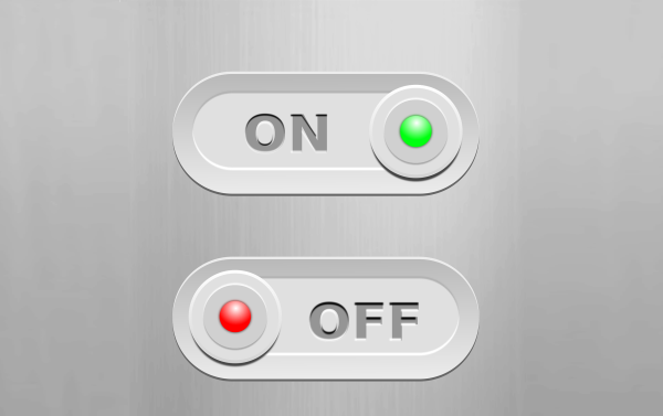 Кнопка on off вектор