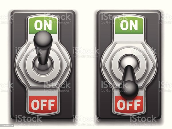 Выключатель схематично