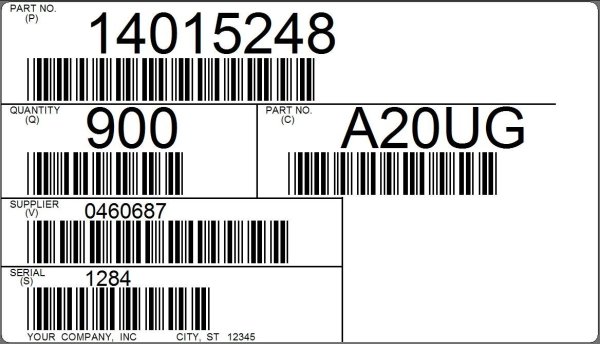 Этикетки со штрих кодом