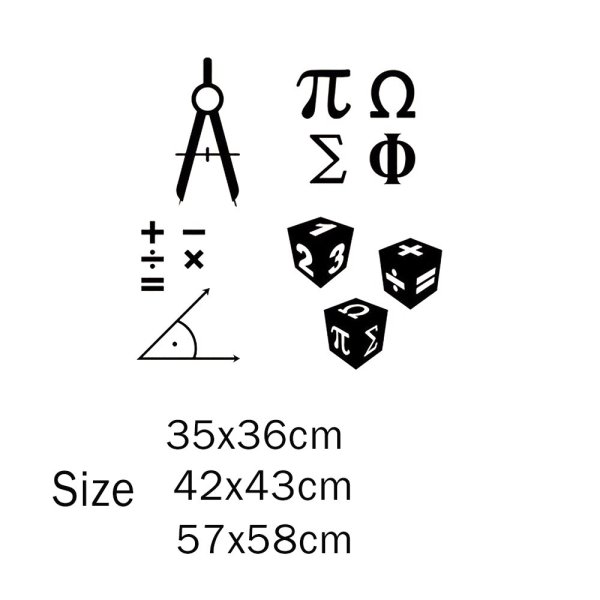 Стикер с математическими знаками