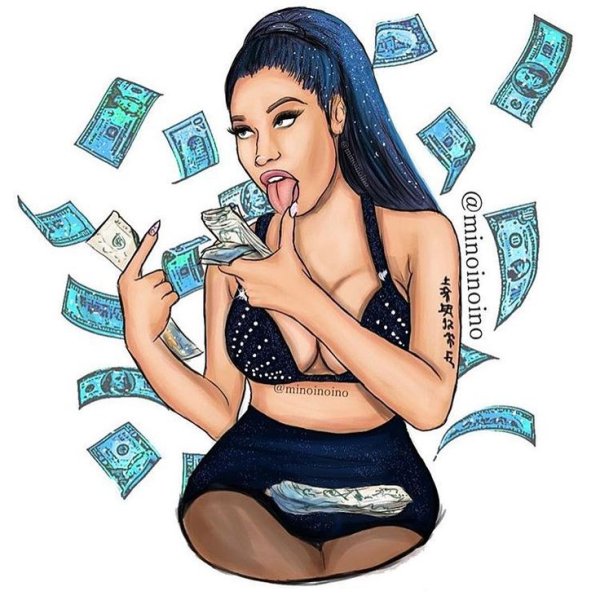 Ники Минаж мультяшная