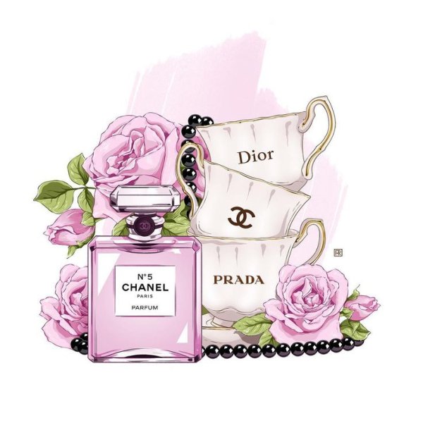 Парфюмерия иллюстрация