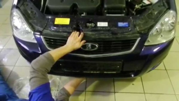 Наклейки на бампер Приора 2