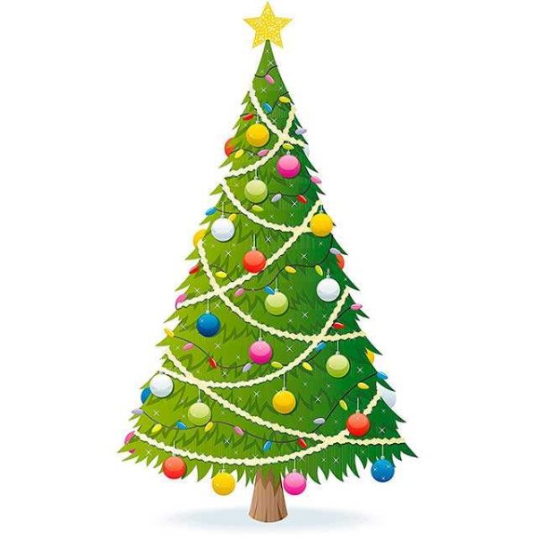 Наклейка елочка