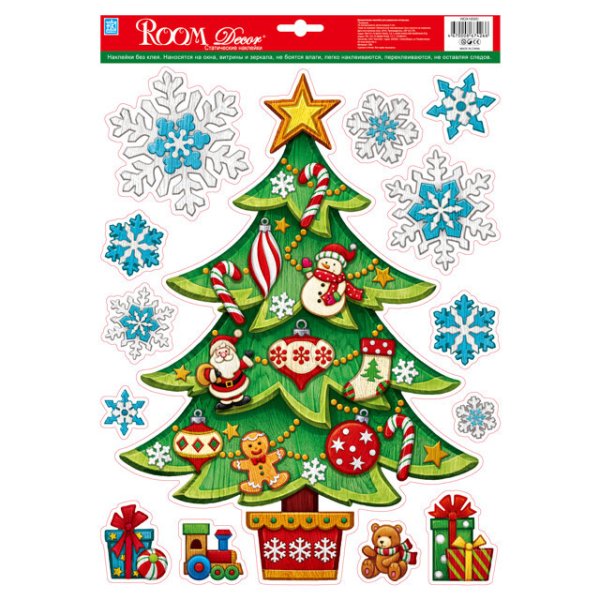 Наклейка елочка