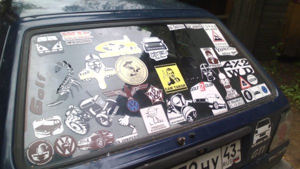 Наклейки на кузов машины