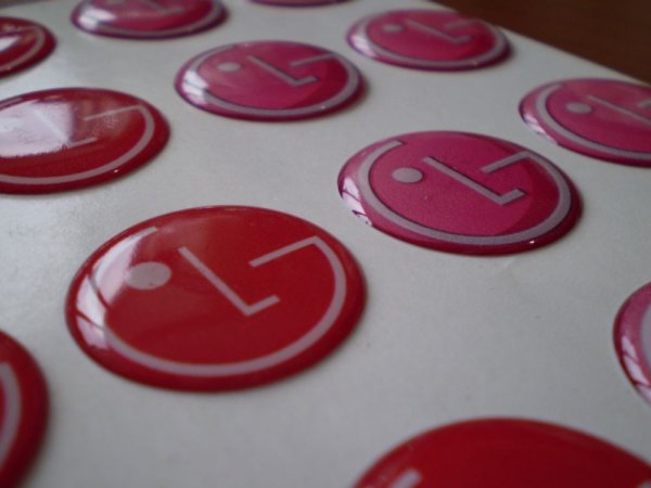 Объёмные полимерные наклейки