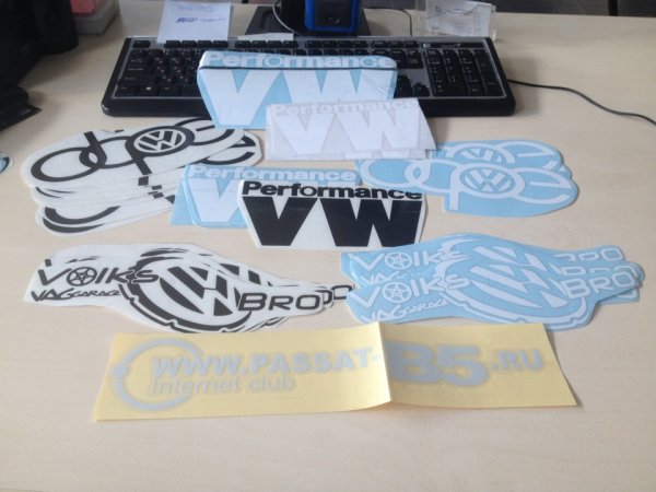 Наклейки на Фольксваген Пассат б3