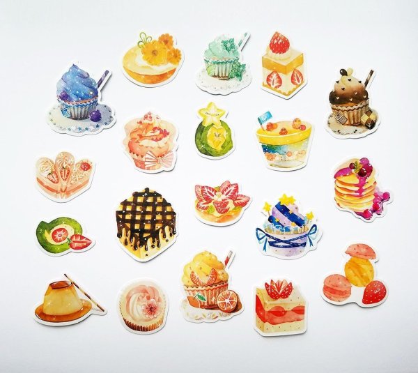 С наклейками вкусняшки