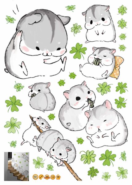 Милые наклейки