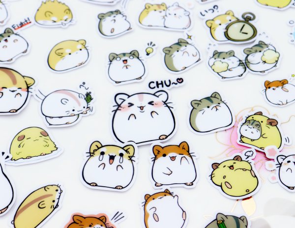 Стикеры хомячки