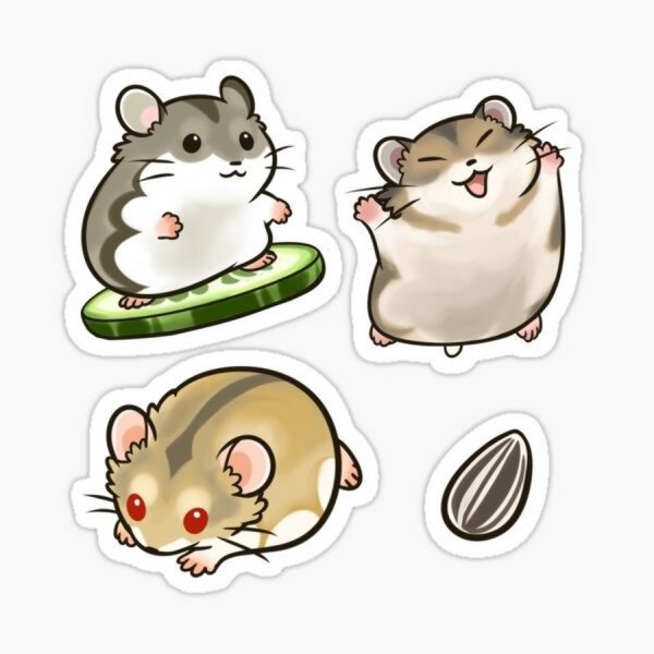 Хомяк рисунок