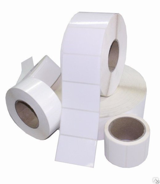 Полипропиленовых термоэтикеток 58х40х700 розовые