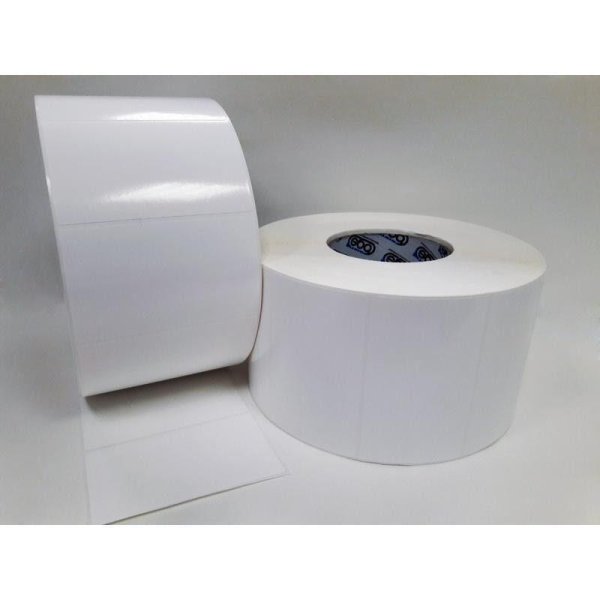 Термотрансферная этикетка 58х30 полипропилен