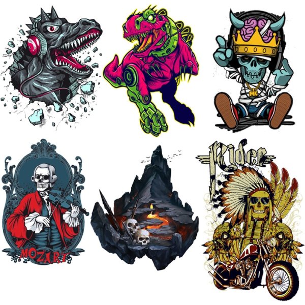 Термонаклейка дракон