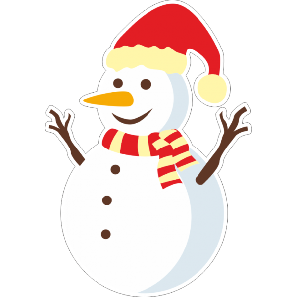 Наклейки "Снеговики"