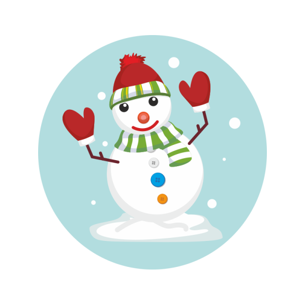 Новогодние наклейки