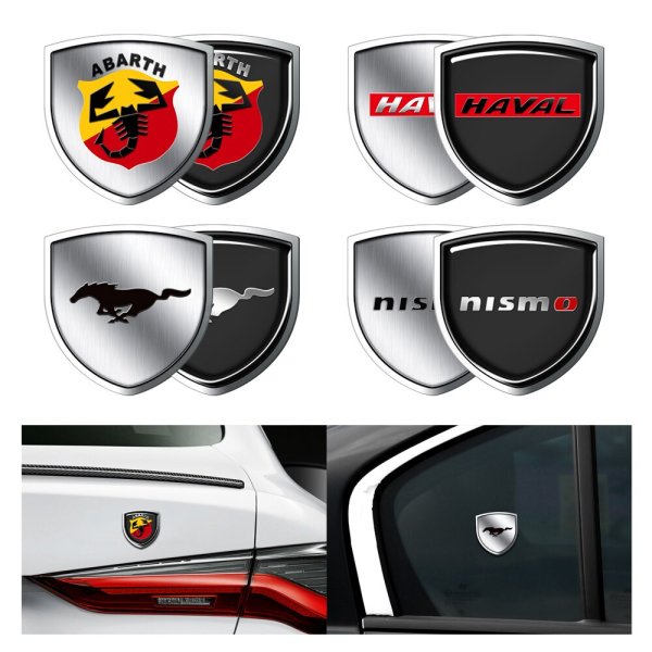 Хромированная наклейка на авто