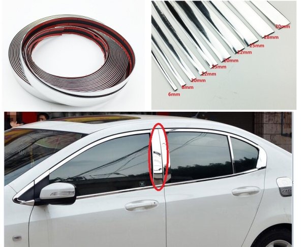 Хромированная лента для авто