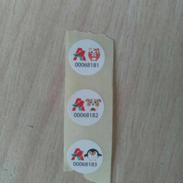 Наклейки из Ашана